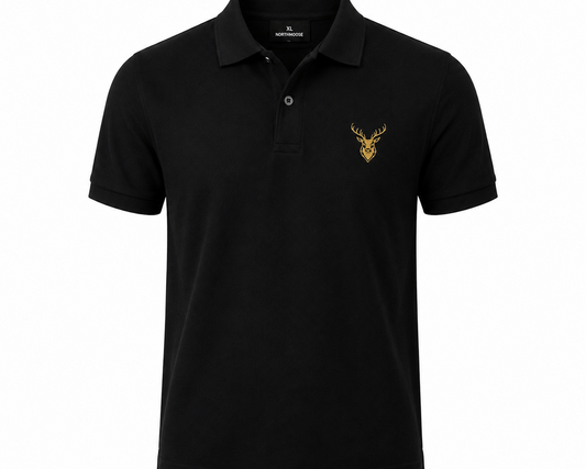 NorthMoose Signature Polo - Onyx Black